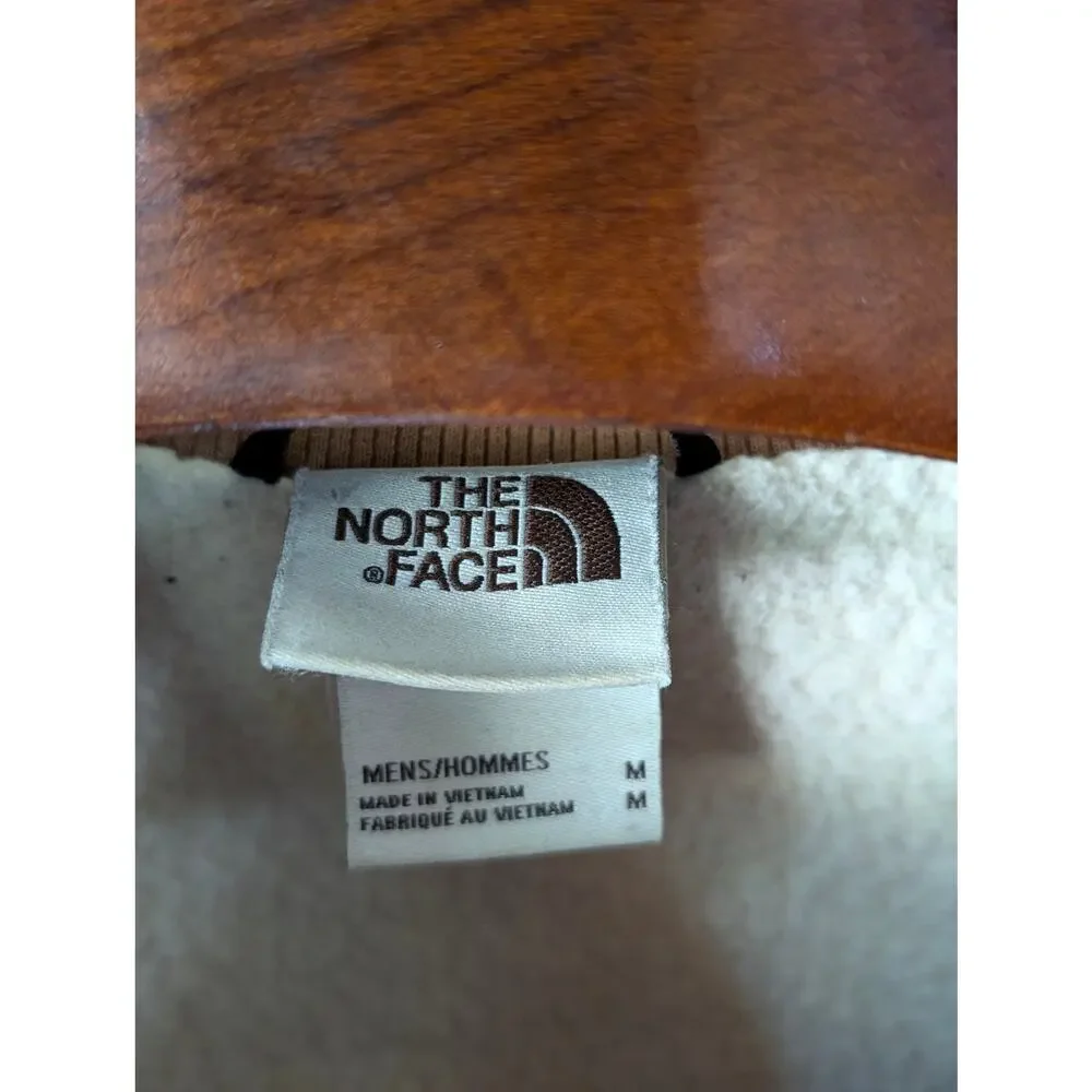 The North Face Quilted Sherpa Lined Vest Tan Khaki Men's Size Medium
